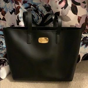 Michael Kors black leather bag